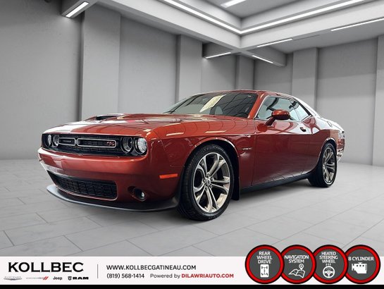 2021 DODGE CHALLENGER *** UN PROPRIO + CLEAN CARFAX + HEMI V8 *** Orange
