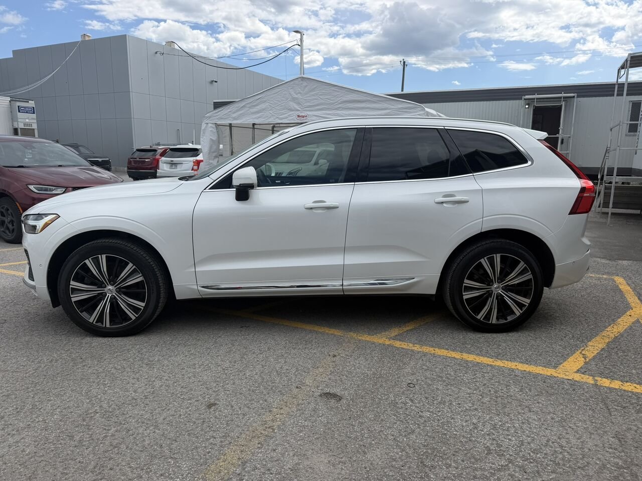 Volvo XC60 B6 Ultimate AWD 2023 Blanc Laval - photo #1