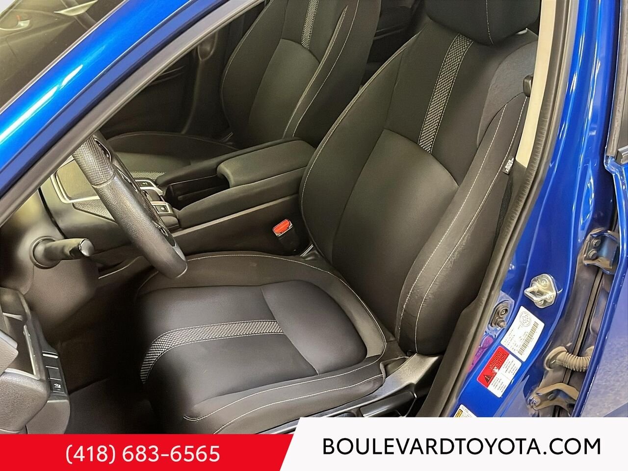 Honda Civic Berline 99922A-20 | LX 2019 Bleu Québec - photo #8