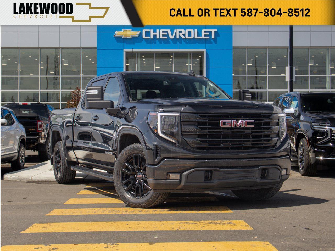 2022 GMC Sierra 1500 4WD Crew Cab 147 Elevation Black Sherwood Park - photo #0