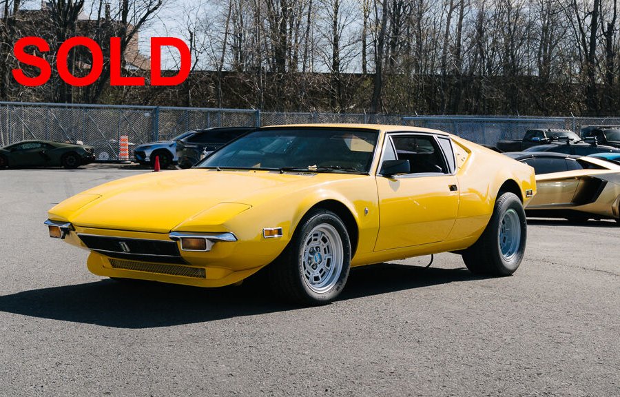 1972 Detomaso Pantera 1972 Yellow