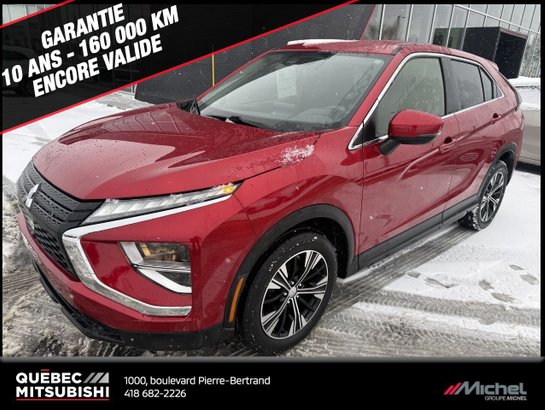 2022 Mitsubishi Eclipse Cross ES S-AWC, Sièges chauffants, Apple Carplay/Android Auto Red