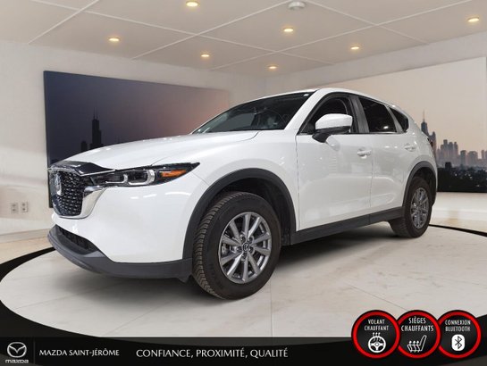 2025 Mazda CX-5 GS | AWD | CUIR | MAGS | White
