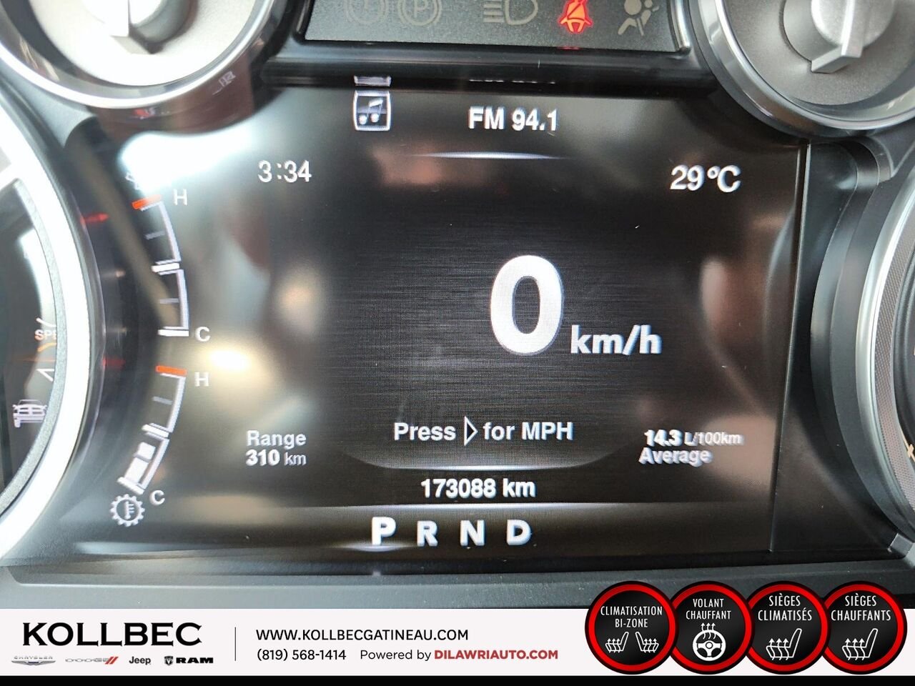 2016 RAM 1500 Limited CREWCAB 4x4 Grey Ottawa & Gatineau - photo #1