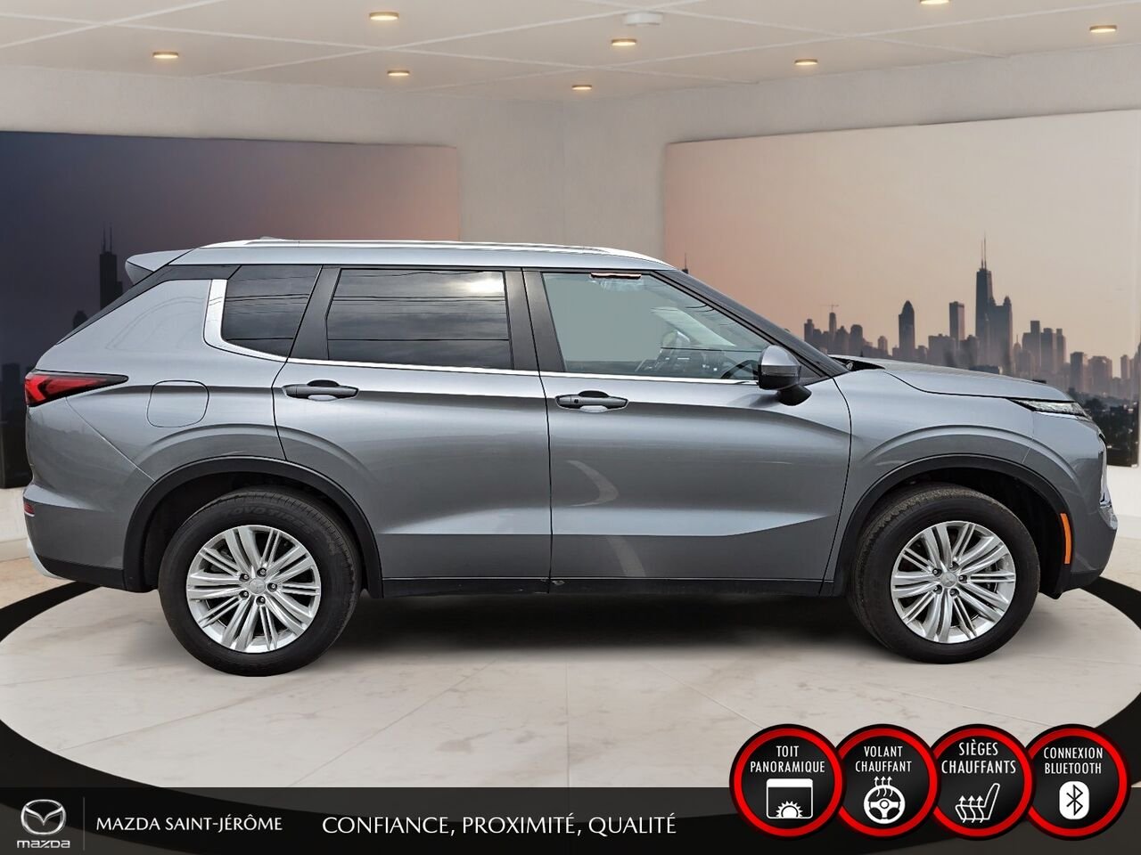 2024 Mitsubishi Outlander Grey Ste-Agathe des Monts - photo #4