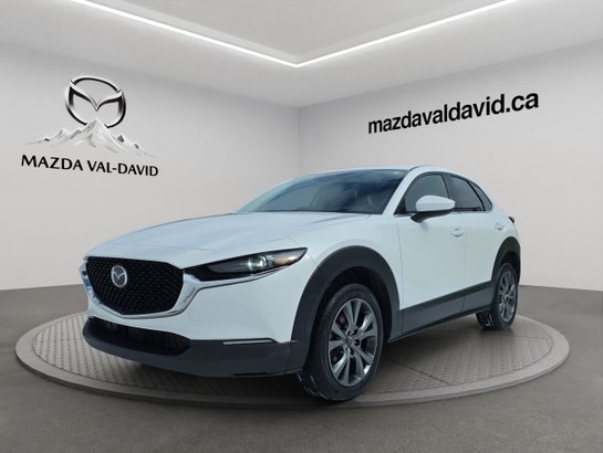 Mazda CX-30 GT AWD, Sièges en cuir, Volant chauffant, Toit ouvrant 2021 Blanc