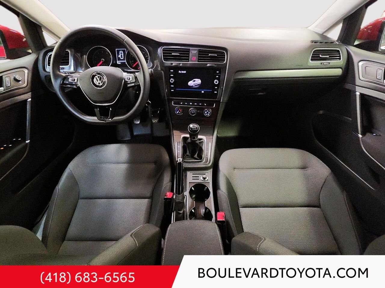 Volkswagen Golf 100057A-59 | COMFORTLINE 5 PORTES AVEC BOÎTE MANUELLE 2021 Rouge Québec - photo #16