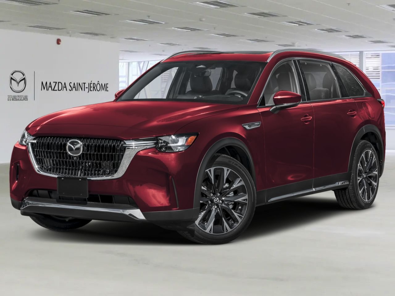 MAZDA CX-90 hybride rechargeable GT TI 2026 Rouge artisanal cristal métallisé Saint-Jérôme - photo #0