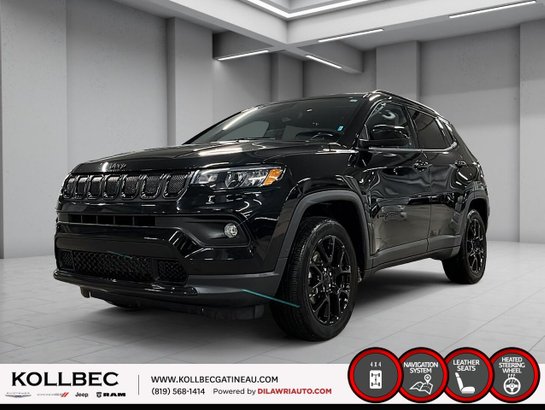 Jeep Compass 2022 Couche nacrée cristal noir étincelant