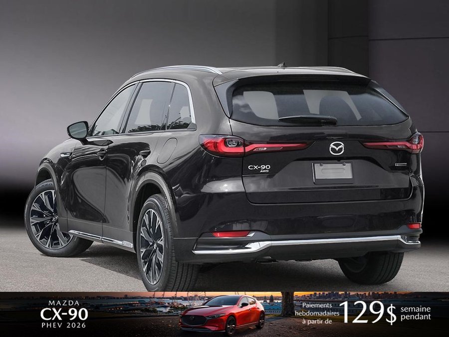 Mazda CX-90 hybride rechargeable 2026 2026 Noir de jais mica