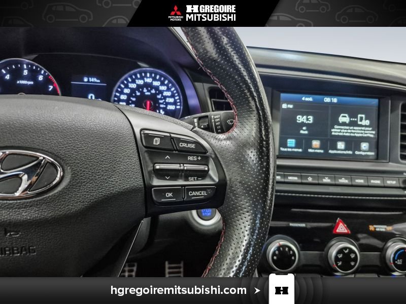 Hyundai Elantra MA4420 | Sport * Manuel * Mags * Caméra * Toit * Carplay 2019 Gris Laval - photo #21