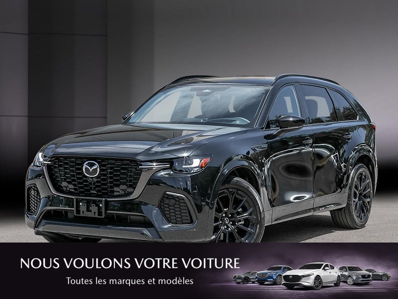 2026 Mazda CX-70 MHEV JM3KJDHD9T1212471 Jet Black Mica Mirabel - photo #0