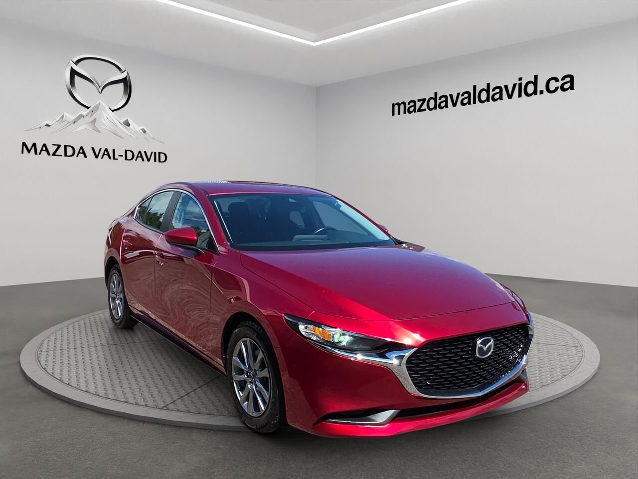 Mazda Mazda3 GS TI i-ACTIV BA, commande audio au volant, cruise control, volant chauffant 2022 Rouge Val-David - photo #4