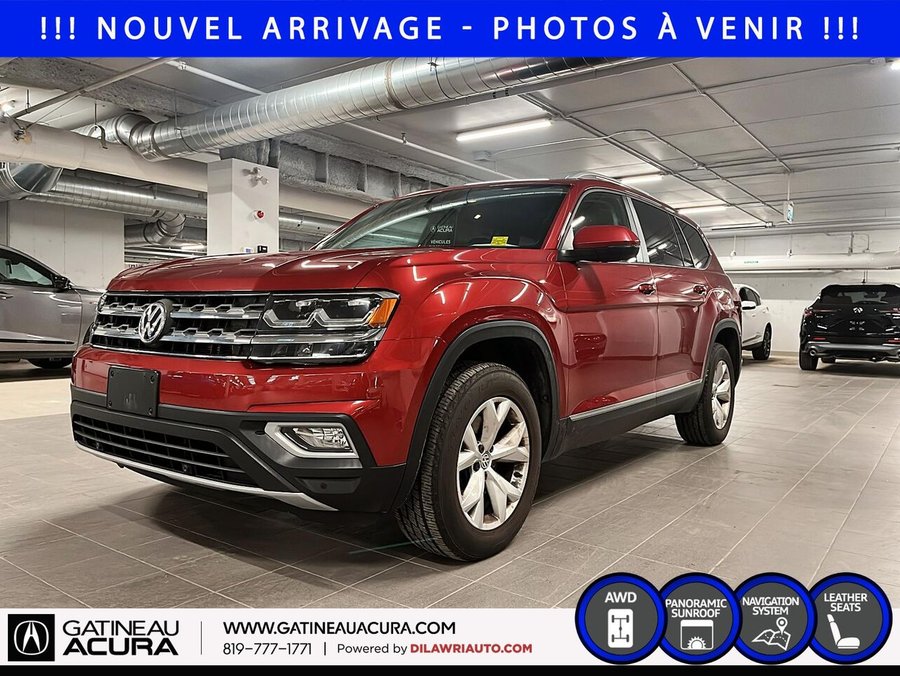 Volkswagen Atlas *** UN PROPRIO + CLEAN CARFAX *** 2018 Rouge