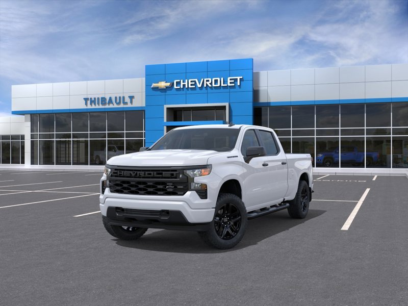 2026 CHEVROLET Silverado 1500 Custom cabine multiplace 4RM 157 po SUMMIT WHITE Sherbrooke - photo #7