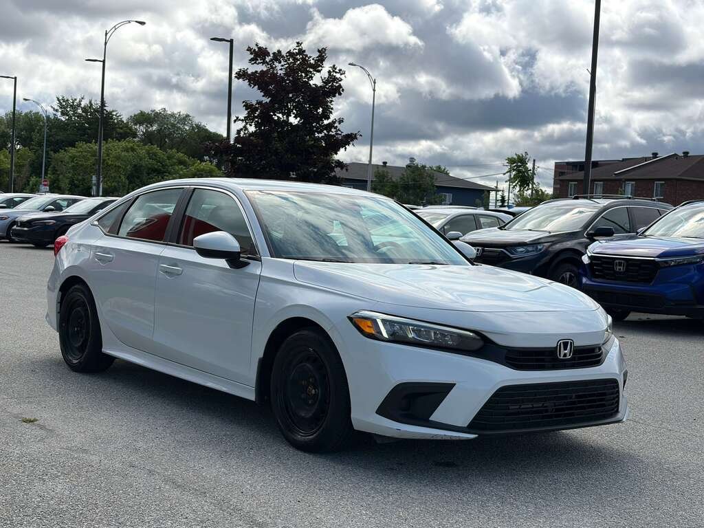 2022 Honda Civic Sedan LX CVT White Gatineau - photo #6
