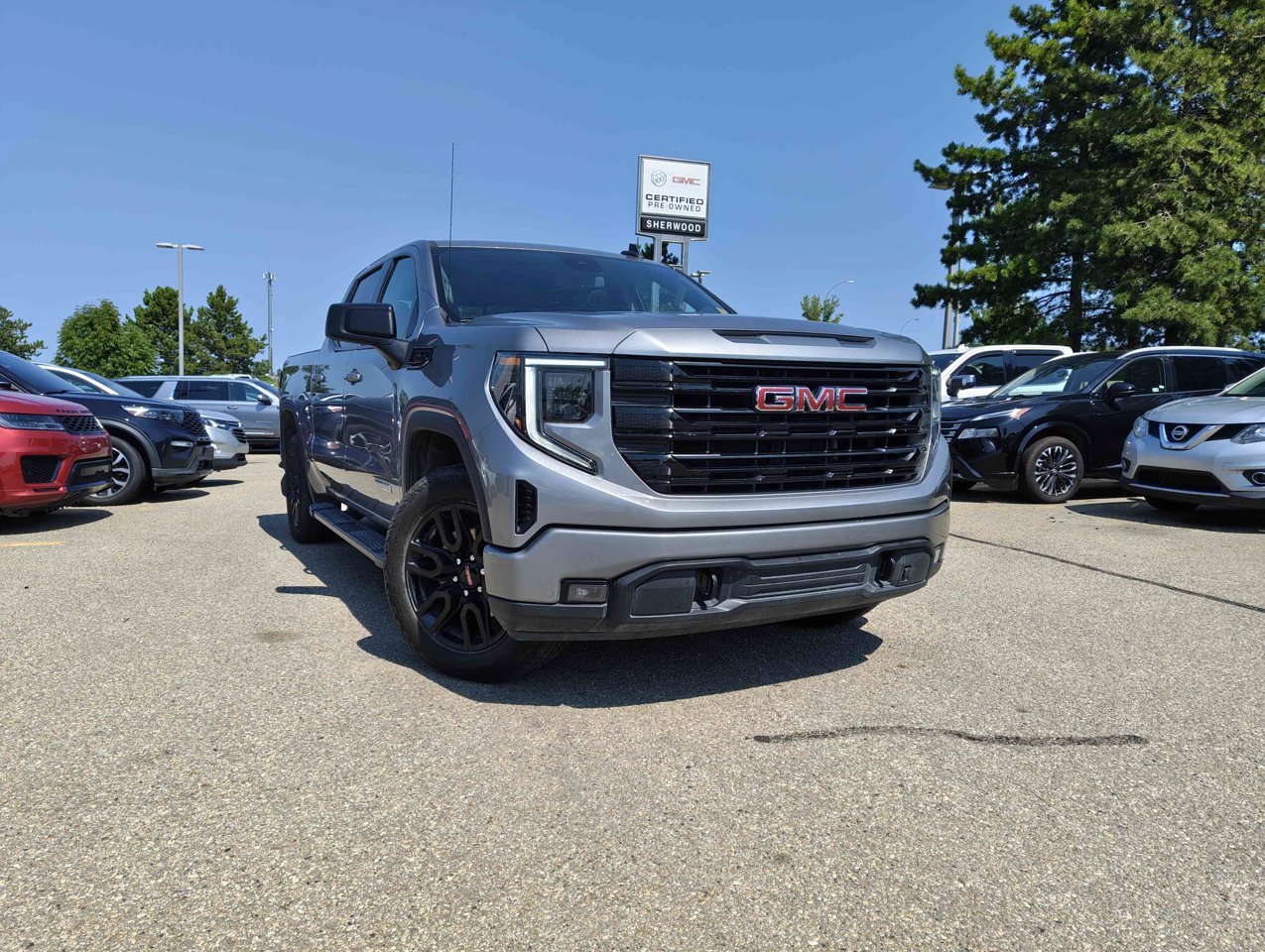 2023 GMC Sierra 1500 4WD Crew Cab 147 Elevation Grey Sherwood Park - photo #1