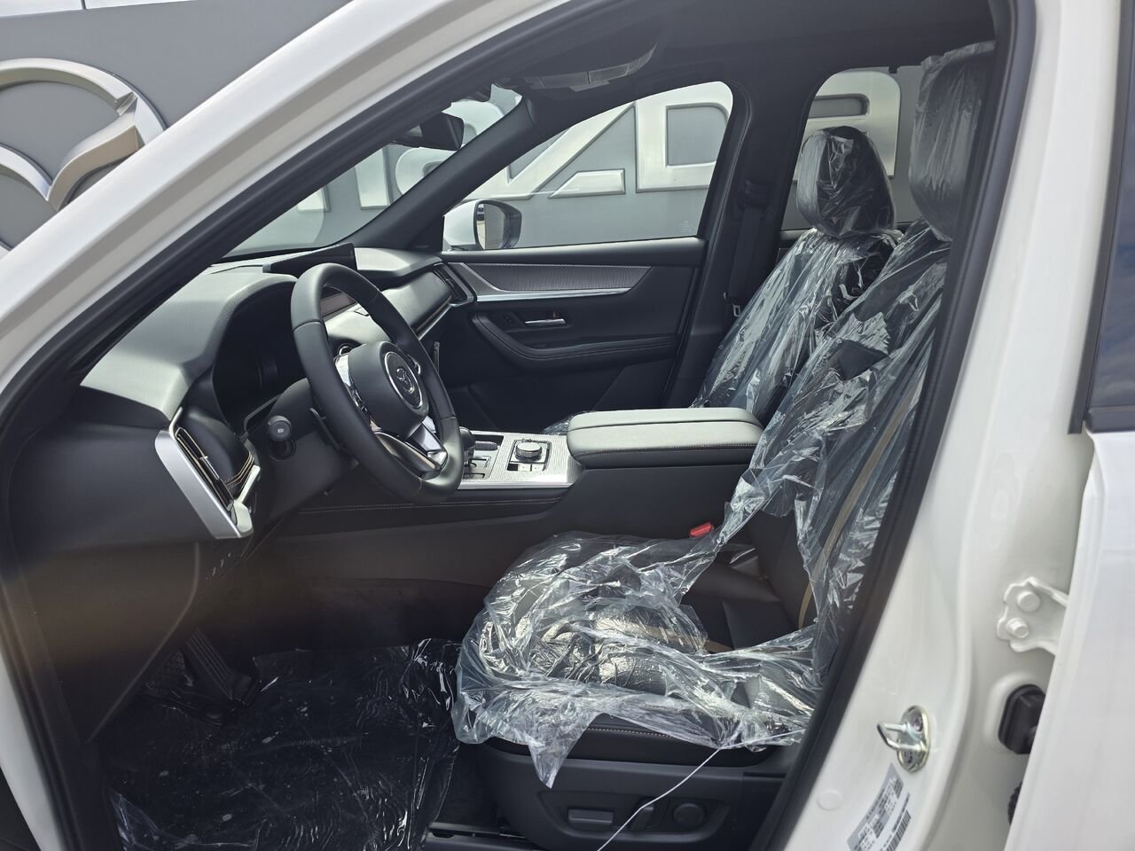Mazda CX-90 hybride rechargeable 2026 Blanc rhodium métallisé Donnacona - photo #7