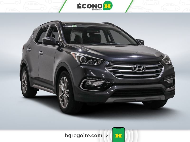 Hyundai Santa Fe 821297A | Limited AWD A/C CUIR TOIT NAVY GR ELECT MAGS CAM 2017 Gris Laval - photo #0