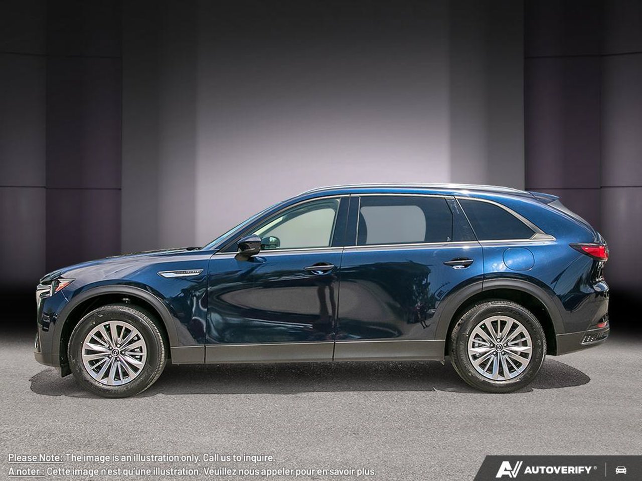 2026 Mazda CX-90 MHEV JM3KKCHD9T1408241 Deep Crystal Blue Mica Mirabel - photo #2