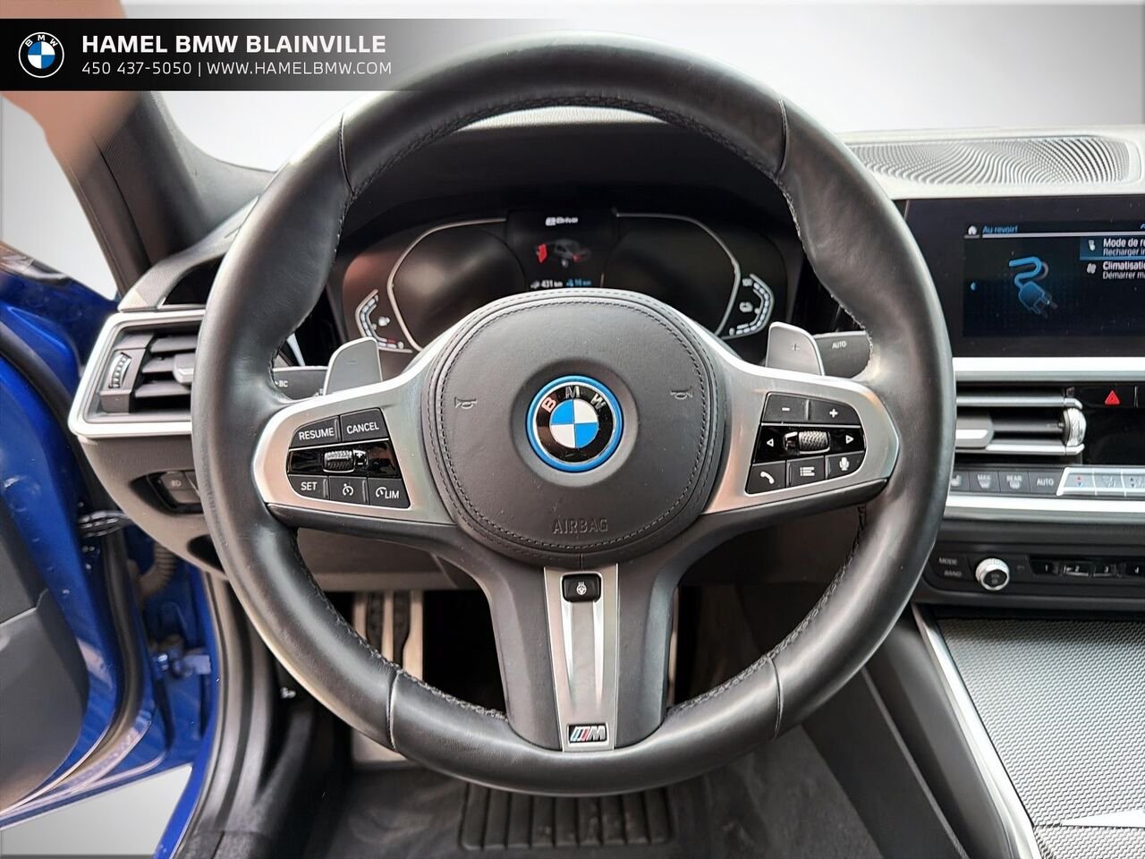 2022 BMW 3 Series 330e xDrive hybride rechargeable Blue Blainville - photo #11
