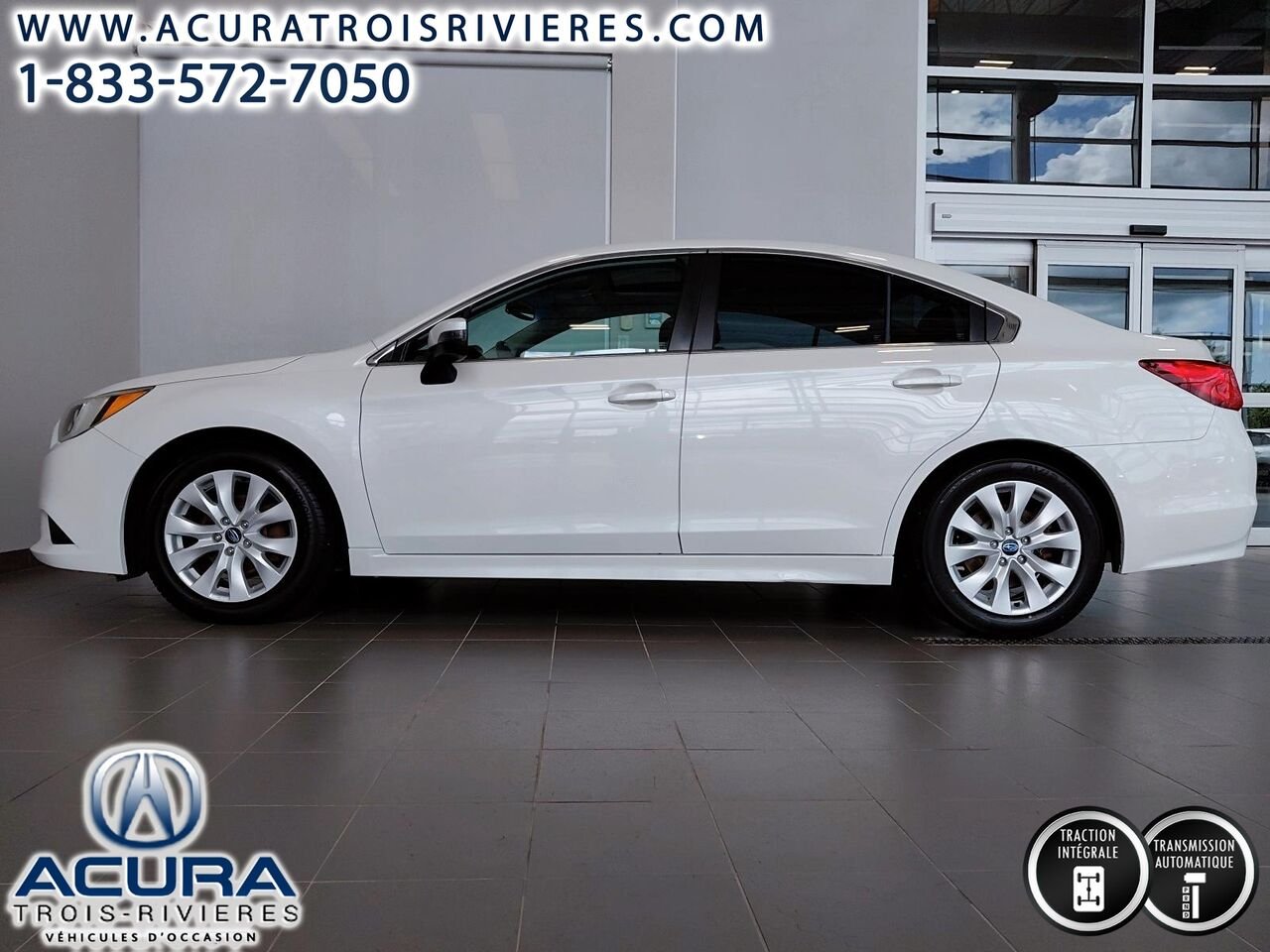 Subaru LEGACY SYMMETRICAL AWD 2017 Blanc Trois-Rivières - photo #7