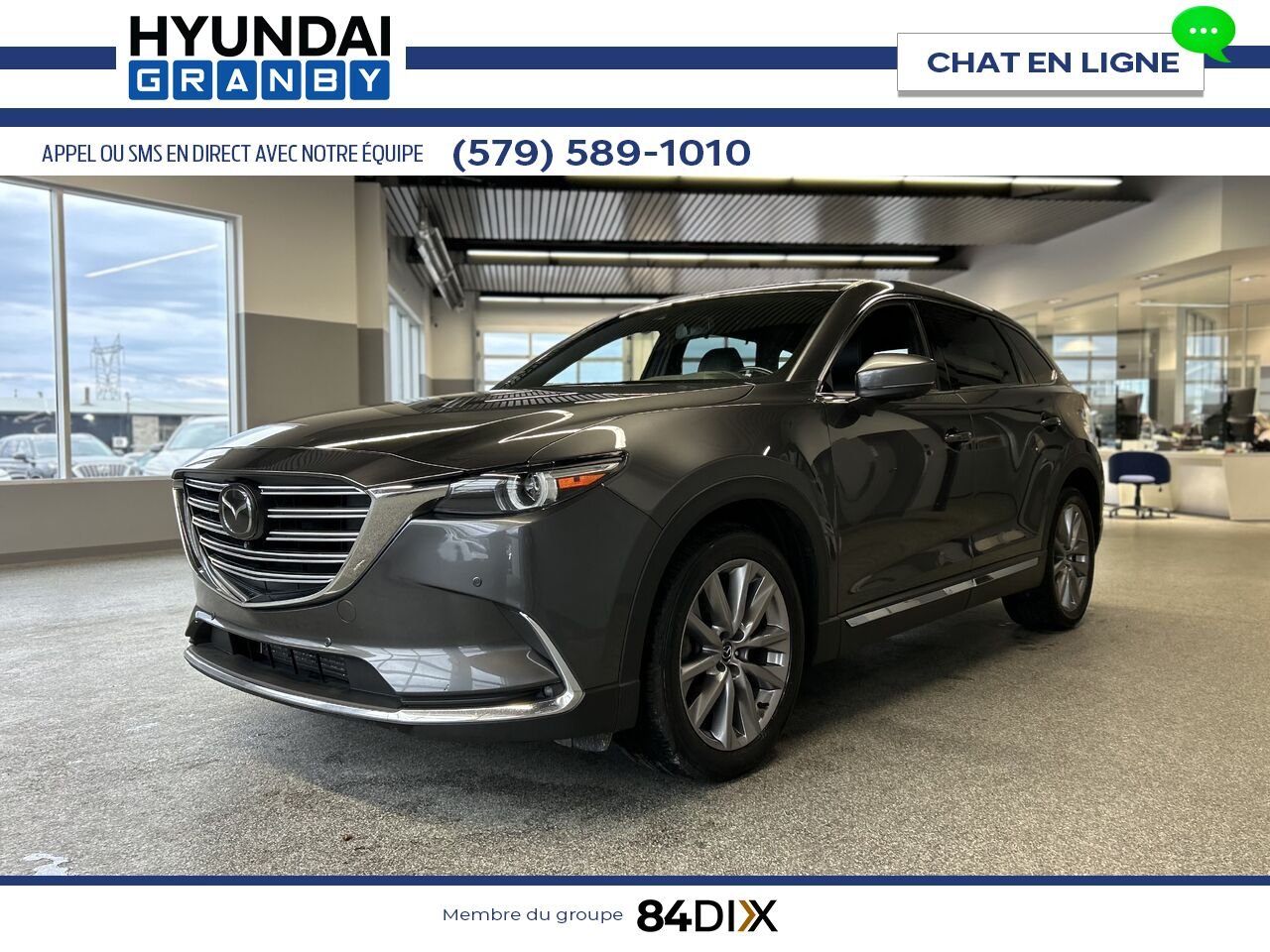 Mazda CX-9 2022 Gris Granby - photo #3