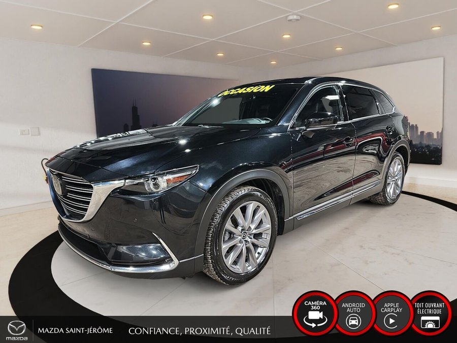 2022 Mazda CX-9 GT | AWD | AUTO | TOIT | CUIR | BOSE | MAGS | CAM DE RECUL Black