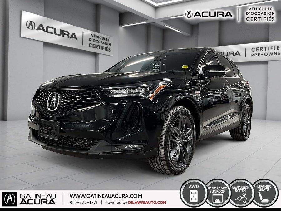 Acura RDX *** UN PROPRIO + CLEAN CARFAX *** 2024 Noir