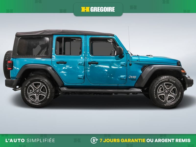 Jeep Wrangler Unlimited 729504 | Sport AWD AUTO A/C TOIT GR ELECT MAGS CAM RECUL 2020 Bleu Laval - photo #10