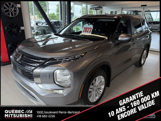 2023 Mitsubishi Outlander SE S-AWC, 7 passagers, Entrée sans clef Grey