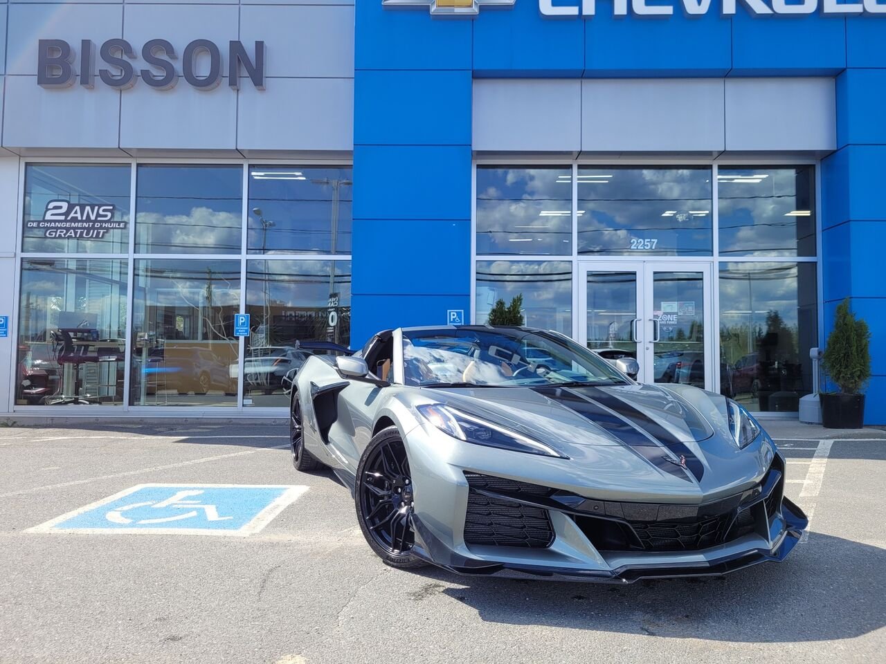 2024 Chevrolet Corvette Z06 cabriolet 2 portes avec 2LZ Grey Thetford Mines - photo #3