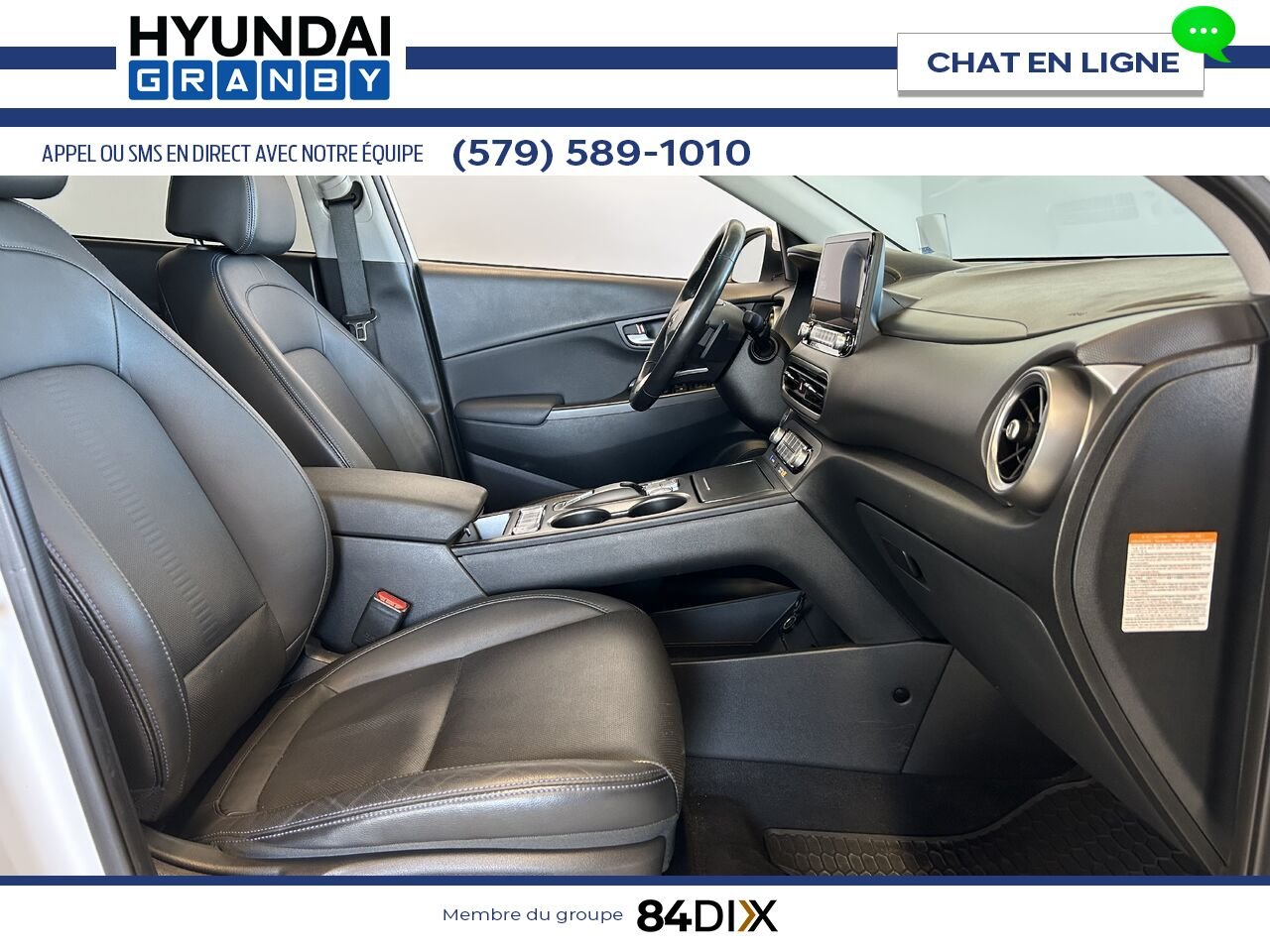 2023 Hyundai Kona Electric White Granby - photo #24