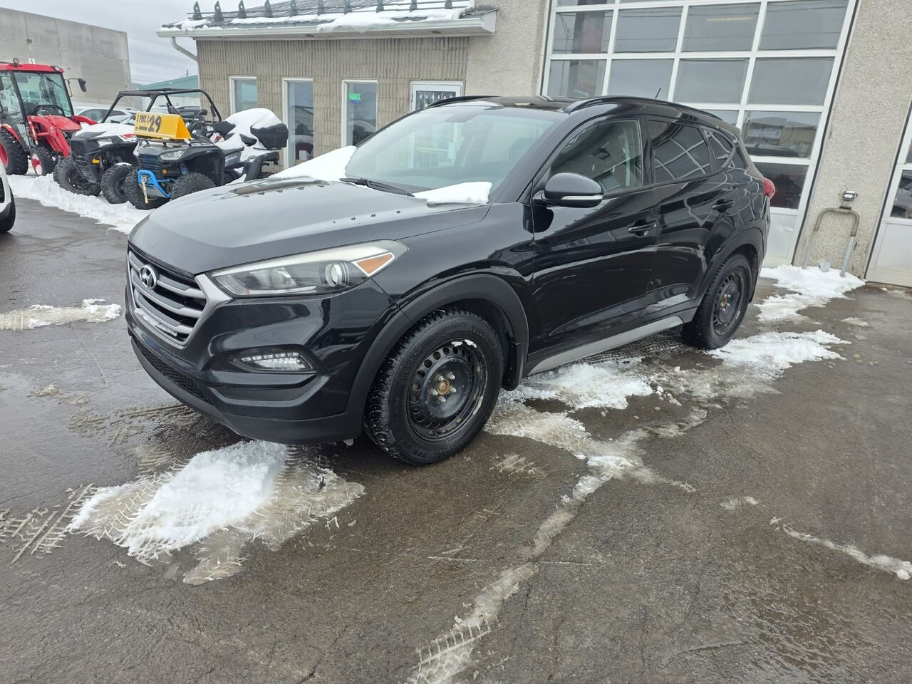 2017 Hyundai Tucson Black  - photo #1