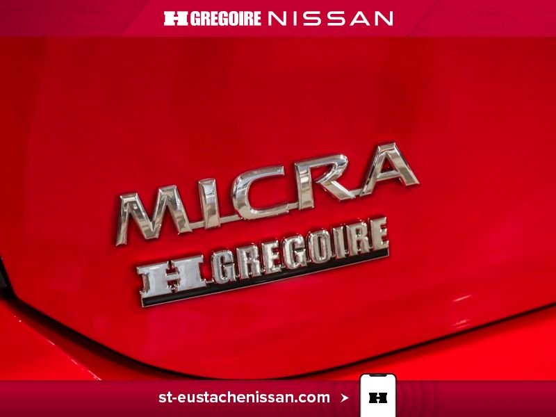 2017 Nissan MICRA Red Saint-Eustache - photo #15