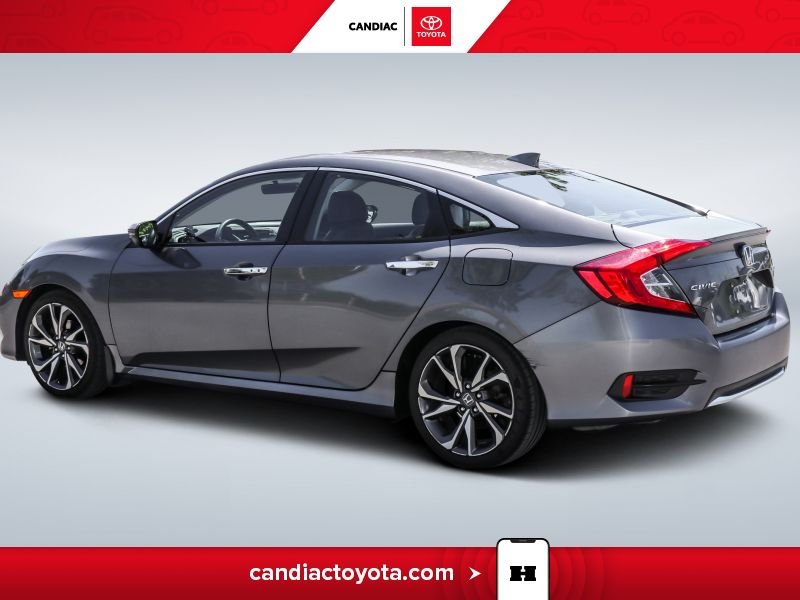 Honda Civic TA04057 | TOURING - BAS KM - TOIT OUVRANT 2020 Gris Laval - photo #5
