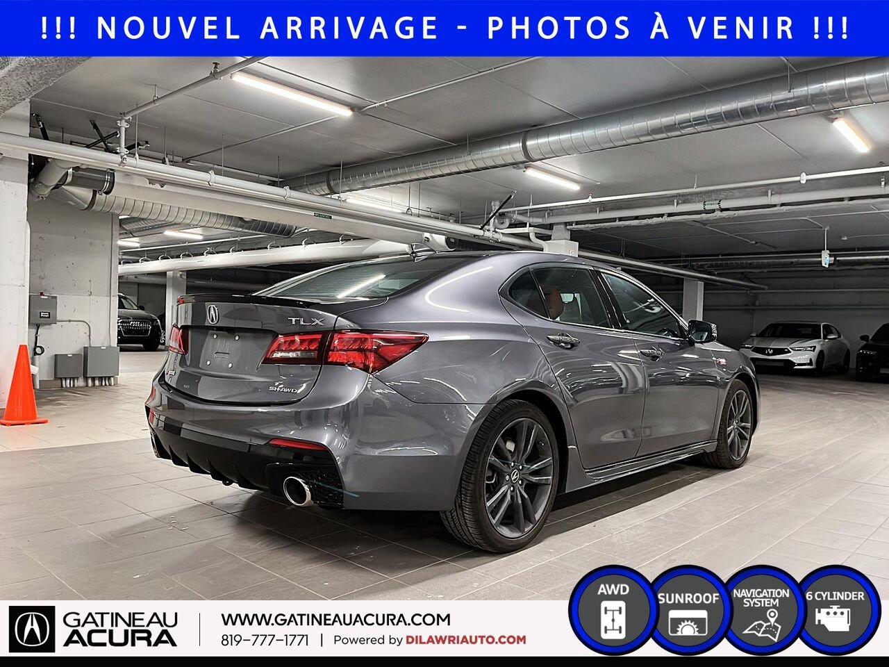 2020 Acura TLX A-Spec Tech SH-AWD Grey Gatineau - photo #4
