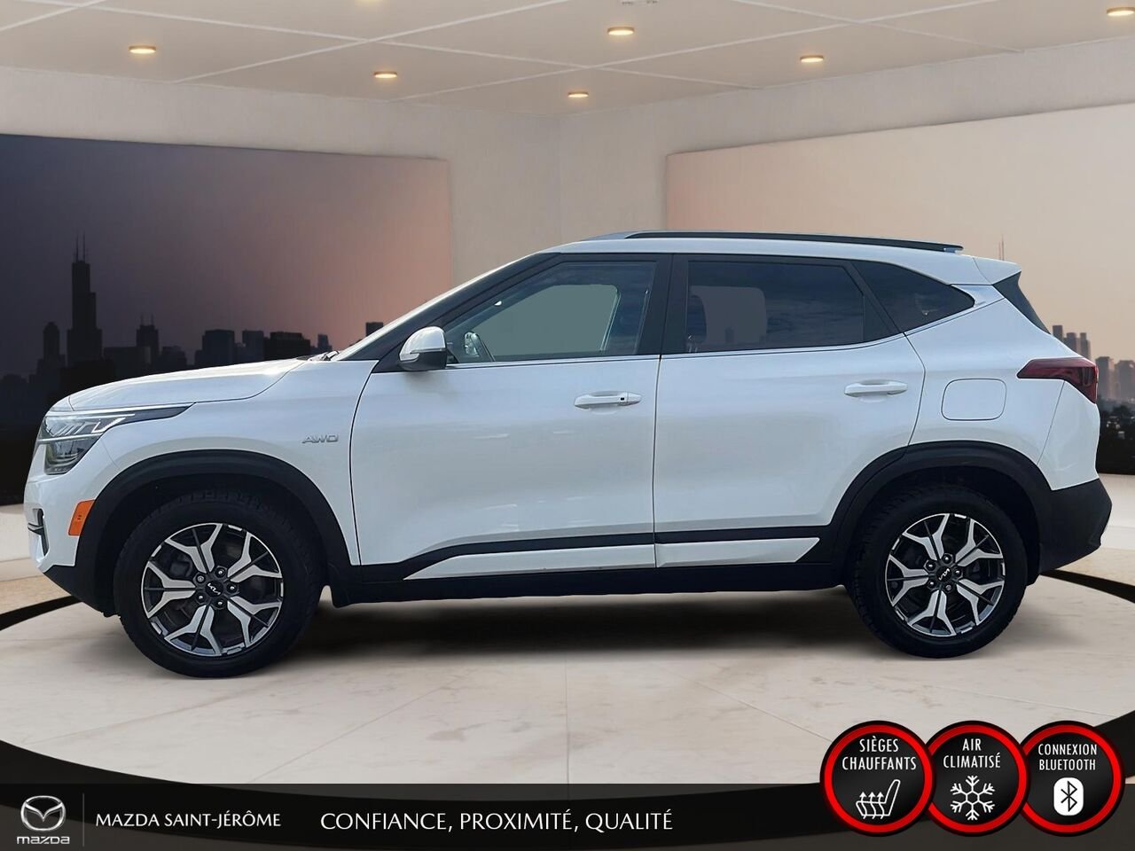 Kia Seltos 2023 Blanc Saint-Jérôme - photo #9