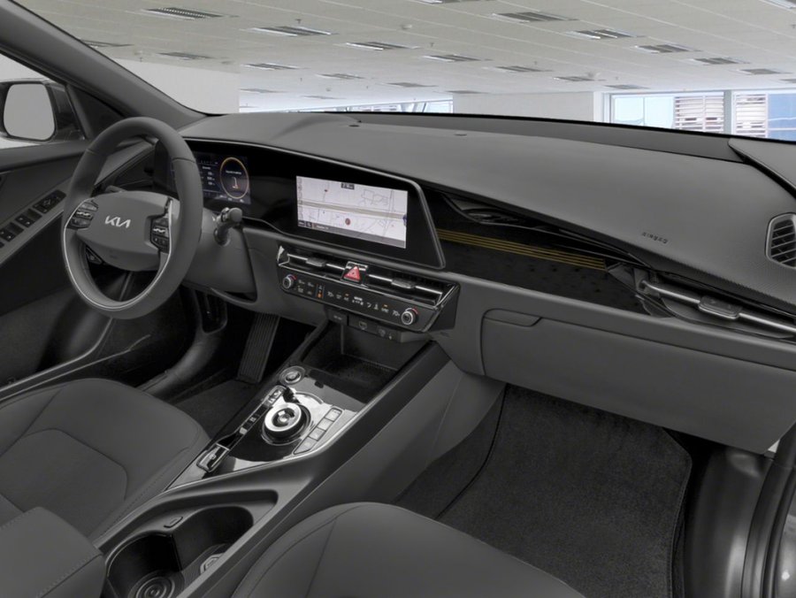 Kia Niro électrique 2026 2026 Vert paysage urbain