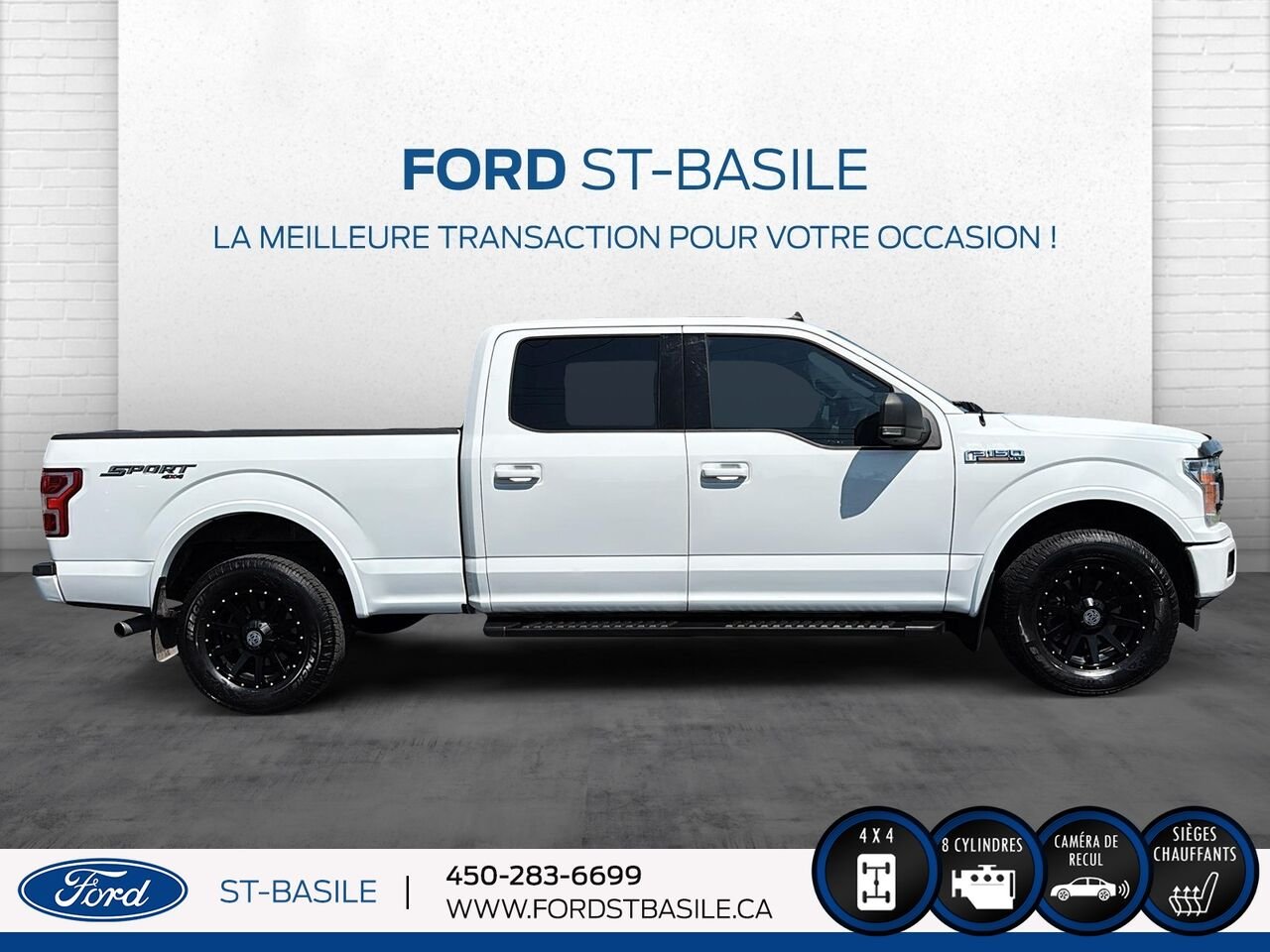 2020 Ford F-150 White Saint-Basile-le-Grand - photo #8