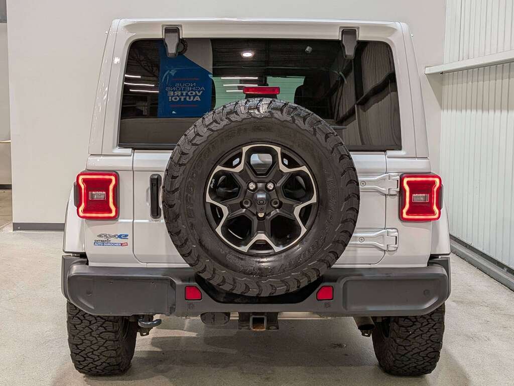 2021 Jeep Wrangler 4xe Unlimited Sahara 4x4 White Val-David - photo #7