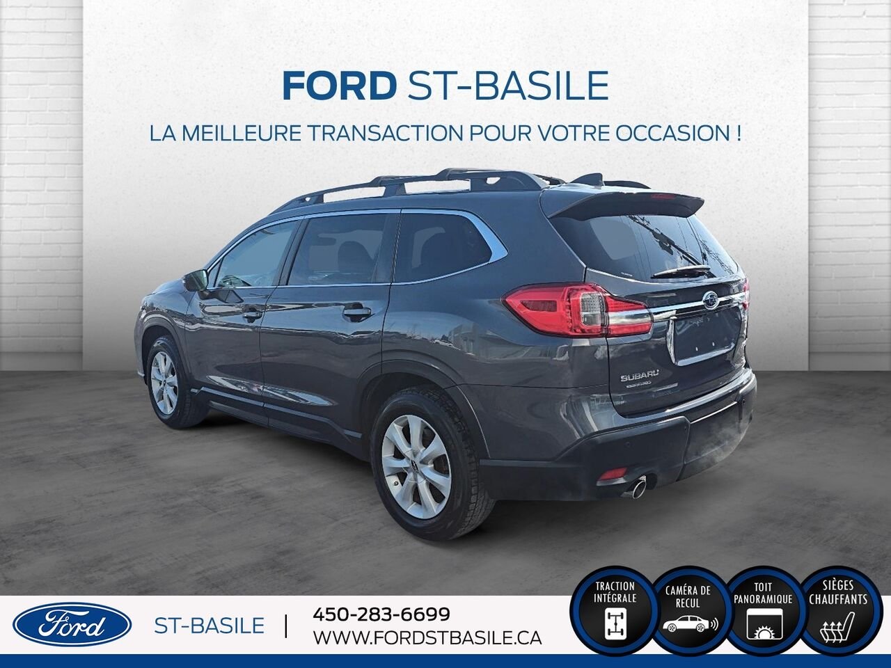 2020 SUBARU ASCENT Black Saint-Basile-le-Grand - photo #4