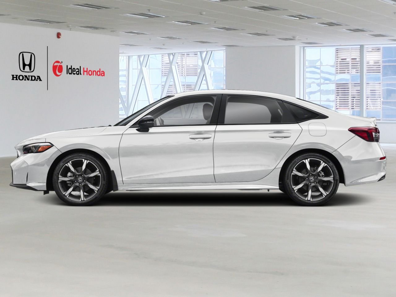 2026 HONDA Civic Sedan Hybrid Platinum White Pearl Mississauga - photo #2