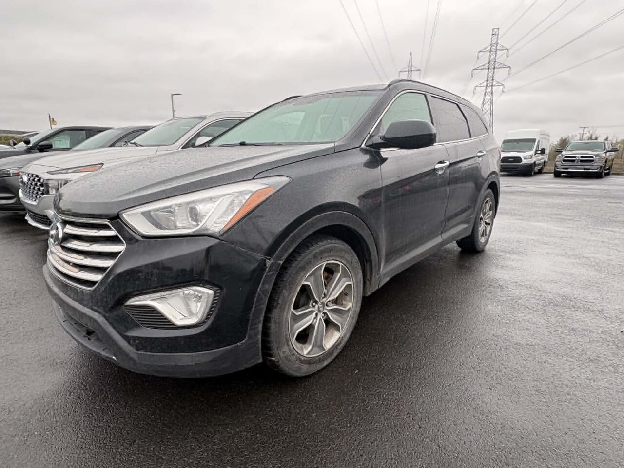 Black 2014 Hyundai Santa Fe SUV / Crossover All-Wheel Drive Automatic