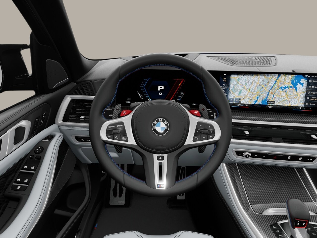 2026 BMW X5 M Competition Marina Bay Blue Metallic Blainville - photo #12