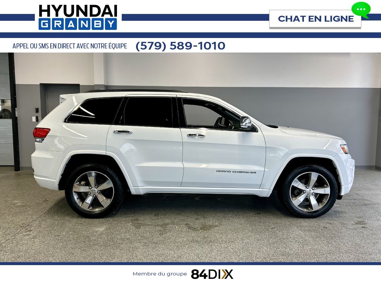 Jeep Grand Cherokee 2015 Blanc Granby - photo #7
