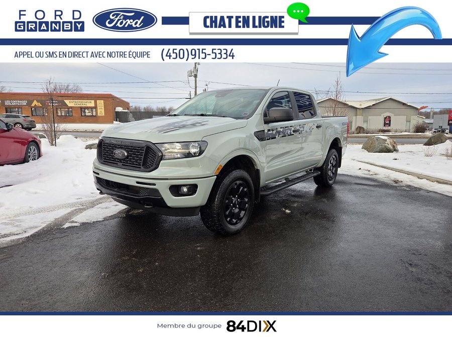 Ford Ranger XLT SuperCrew 4RM caisse de 5 pi 2023 Gris