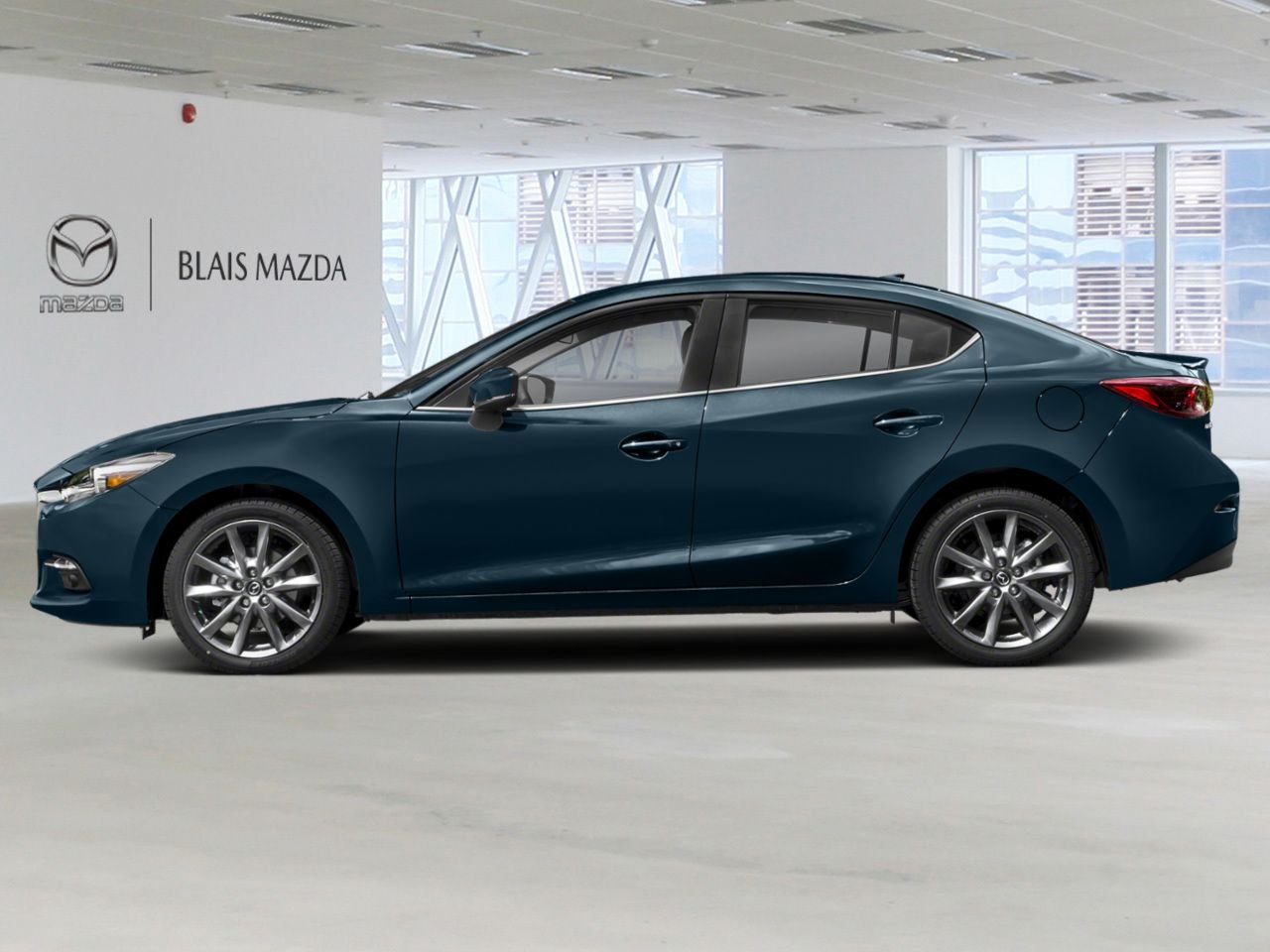 MAZDA Mazda3 Sport 2018 Bleu cristal foncé mica Ste-Marie - photo #1