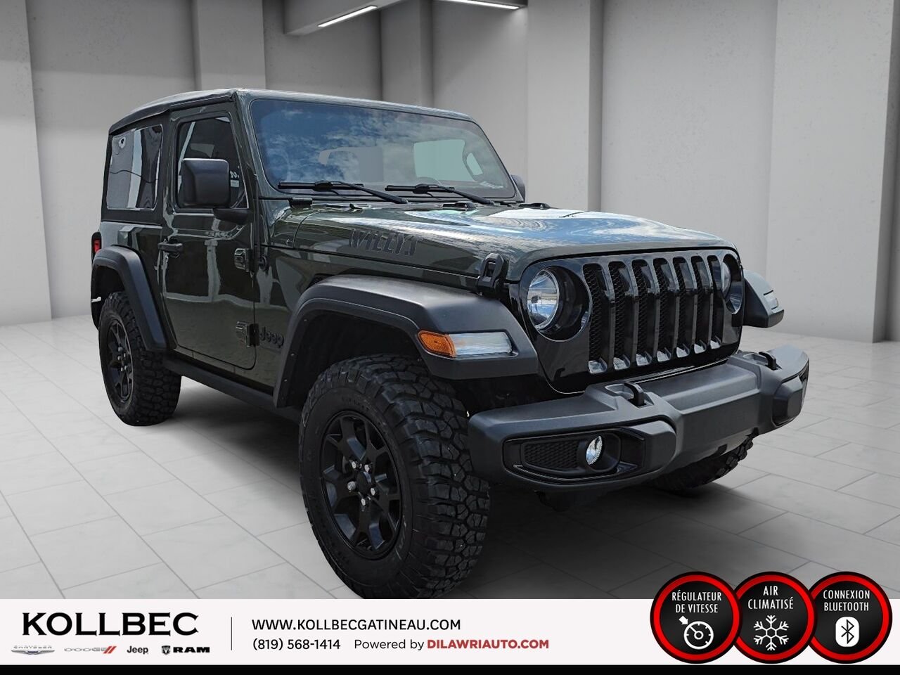 JEEP WRANGLER Willys Sport 4x4 2023 Vert Ottawa & Gatineau - photo #0