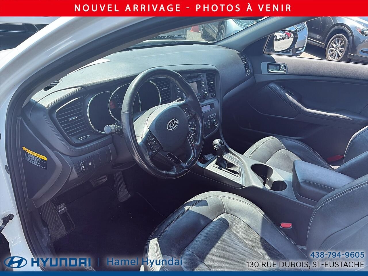 2012 Kia Optima White Saint-Eustache - photo #6